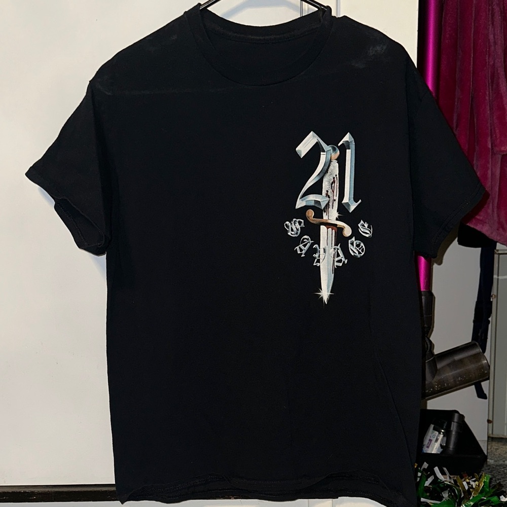 21 Savage Merch — Black Graphic Men's T-Shirt